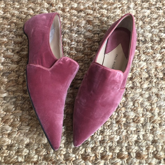 Paul Andrew Velvet Loafer with Grosgrain Trim. Italian 38 - Picture 4 of 11